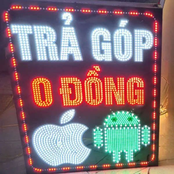 Bảng led vẫy cửa hàng điện thoại