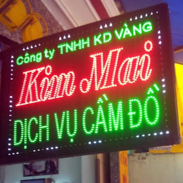 Bảng led vẫy Kim Mai